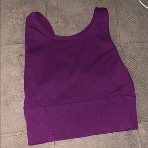 Victoria’s Secret ribbed tank crop bra